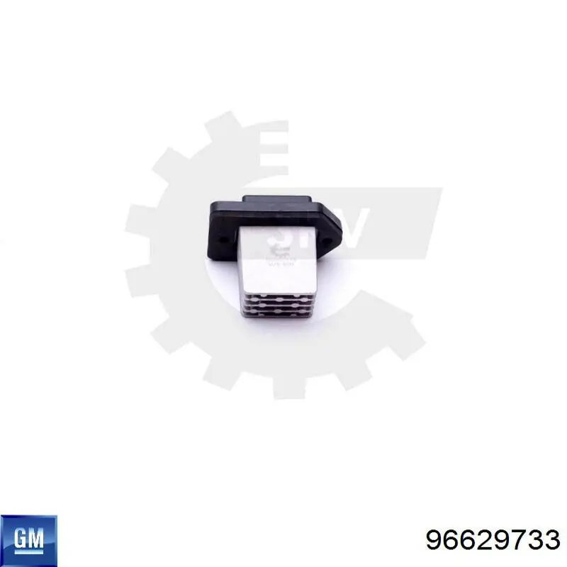 96629733 General Motors Resistor (resistência) de ventilador de forno (de aquecedor de salão)