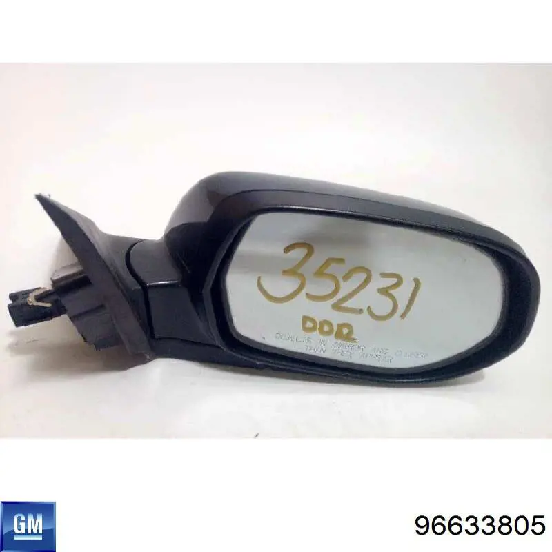 Espelho de retrovisão direito General Motors 96633805 preço, a partir de 104,04 USD