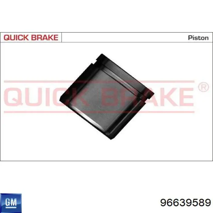 96639589 General Motors Suporte do freio dianteiro direito