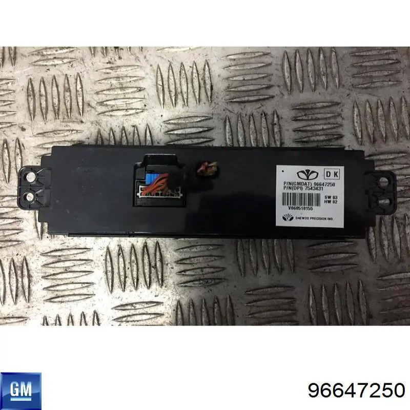 96647250 General Motors Mostrador multifuncional