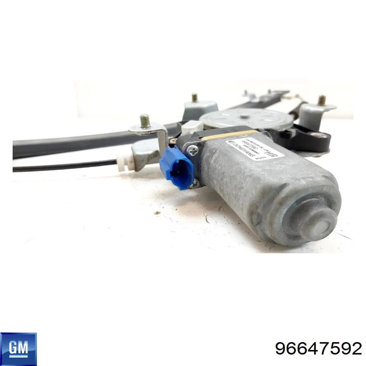96647592 General Motors Motor de acionamento de vidro da porta traseira direita