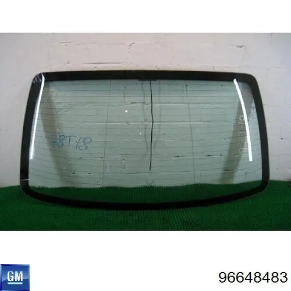 96648483 General Motors Vidro traseiro