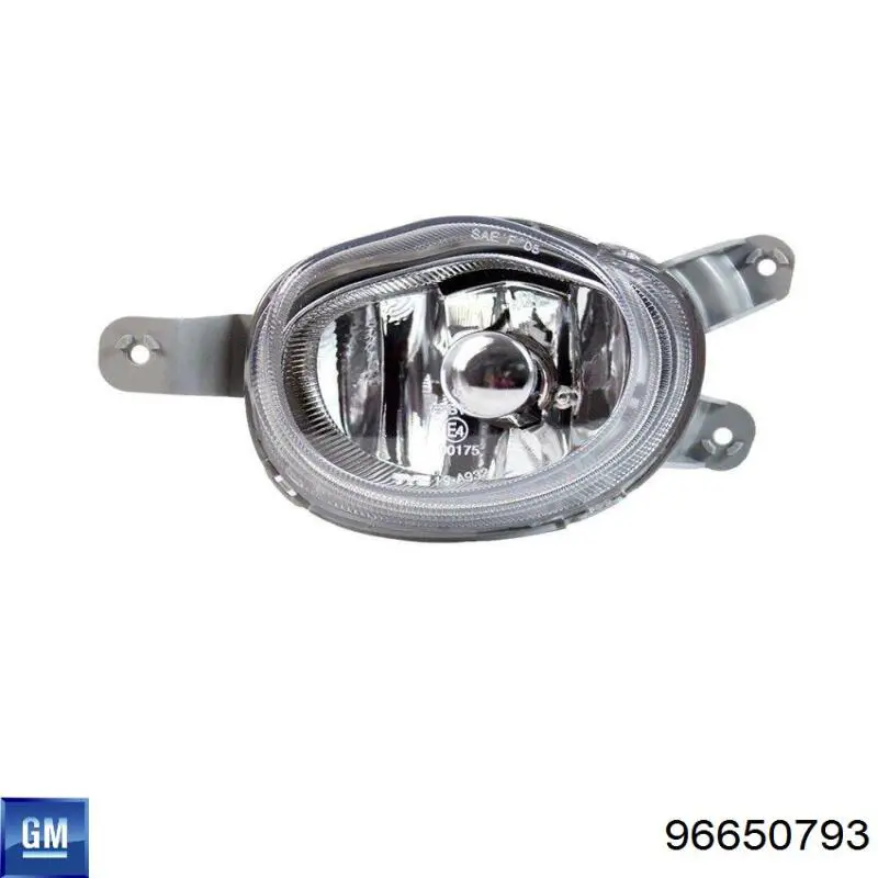 Compre 96650793 General Motors Luzes de nevoeiro direitas