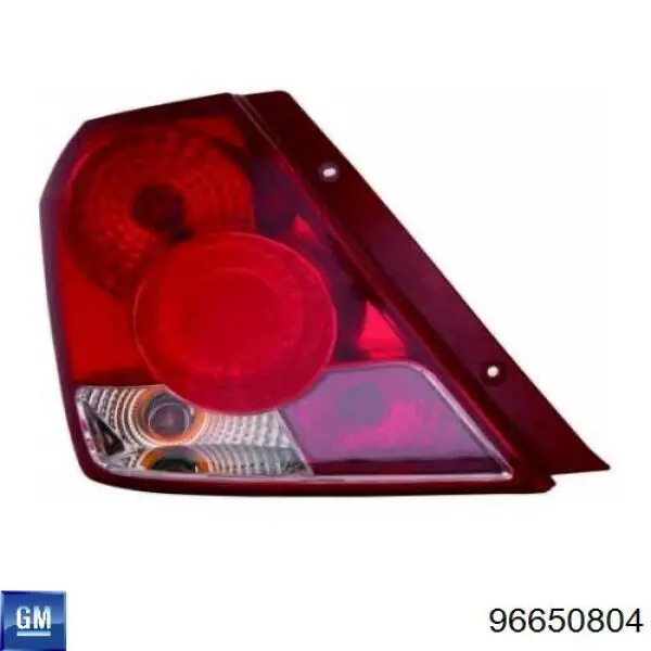 Lanterna traseira esquerda General Motors 96650804 preço, a partir de 74,40 USD