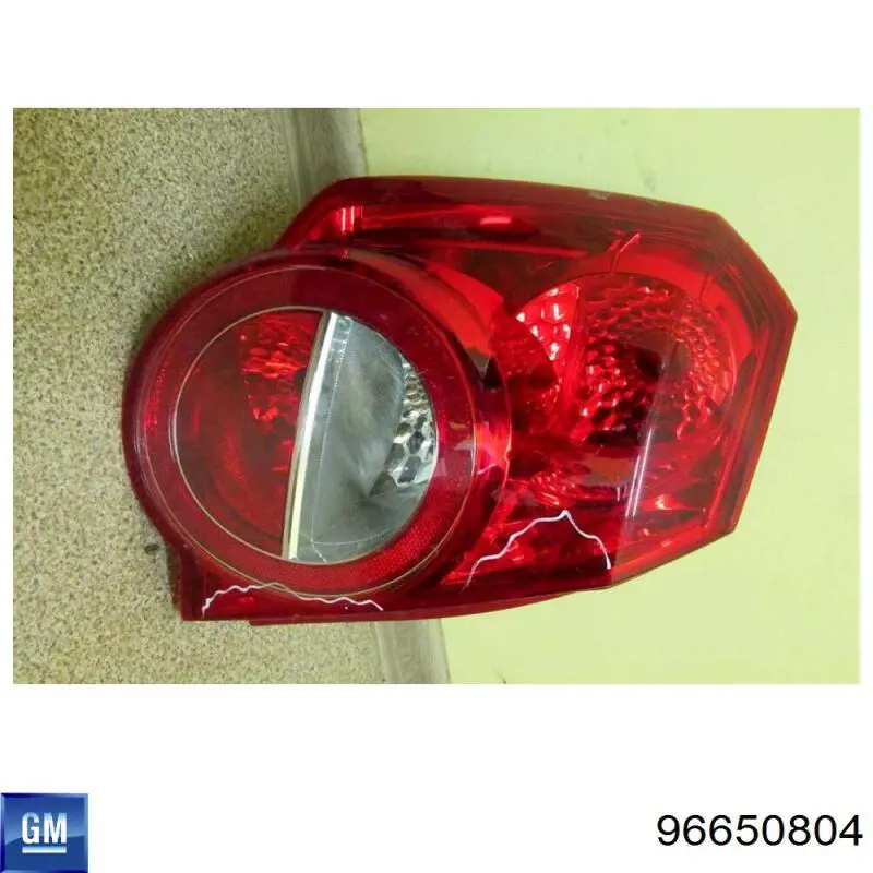 Compre 96650804 General Motors Lanterna traseira esquerda