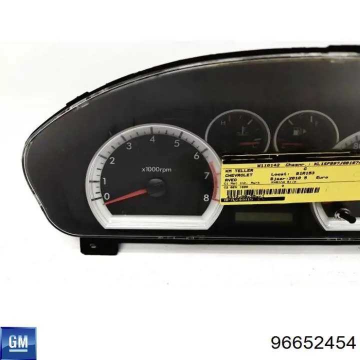 96652454 General Motors Painel de instrumentos (quadro de instrumentos)