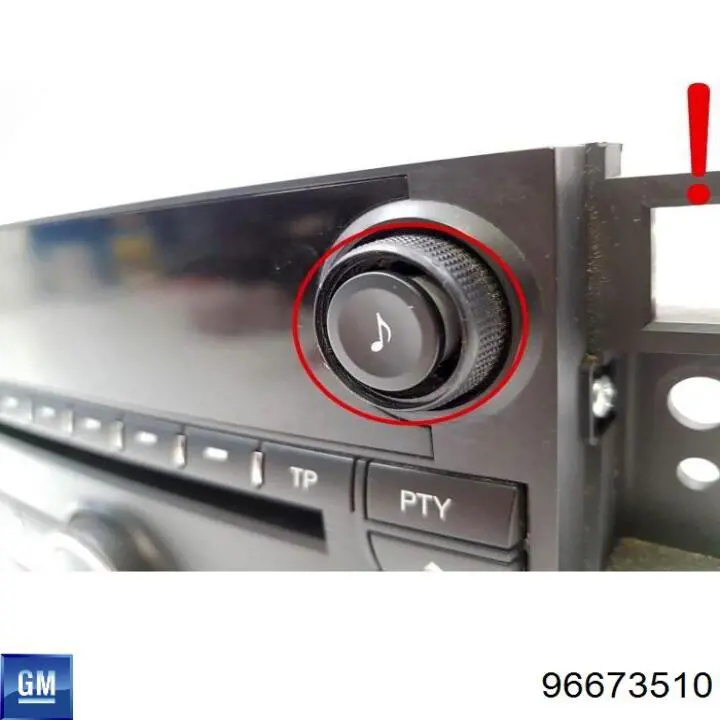 Aparelhagem de som (rádio AM/FM) General Motors 96673510 preço, a partir de 90,24 USD