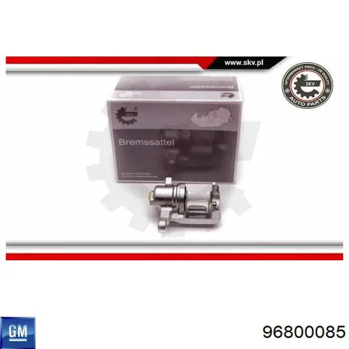 96800085 General Motors Suporte do freio traseiro esquerdo