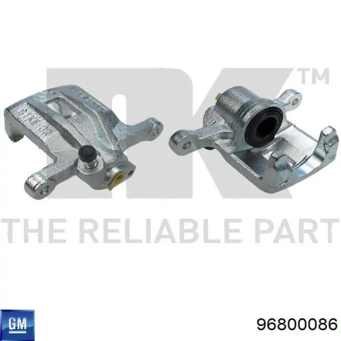96800086 General Motors Suporte do freio traseiro direito