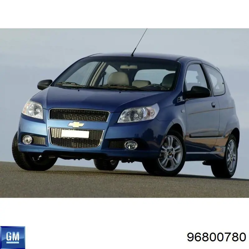 96800780 General Motors Elemento espelhado do espelho de retrovisão direito