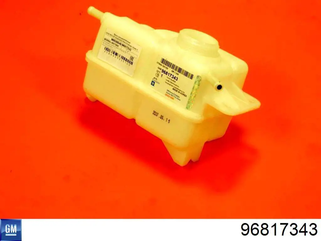 Compre 96817343 General Motors Tanque de expansão do sistema de esfriamento