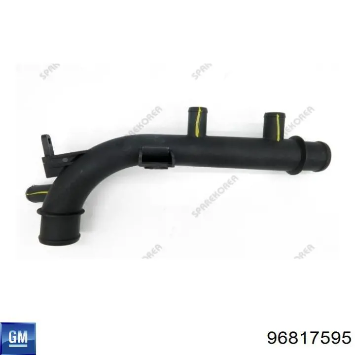 Mangueira (cano derivado) do sistema de esfriamento Chevrolet Captiva I C100