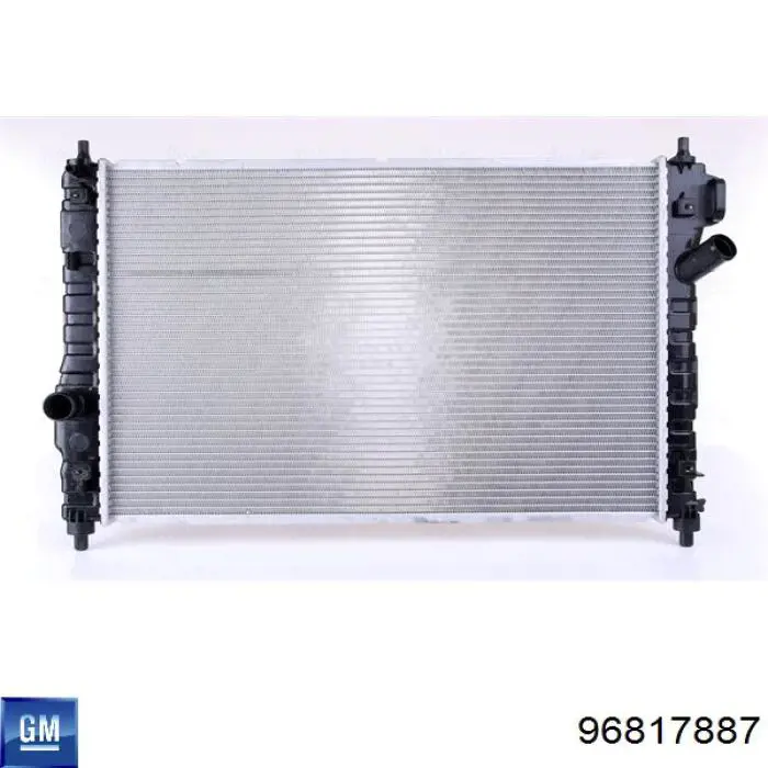 96817887 General Motors Radiador de esfriamento de motor