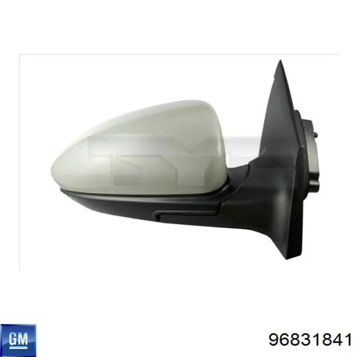 Espelho de retrovisão esquerdo General Motors 96831841 preço, a partir de 88,48 USD