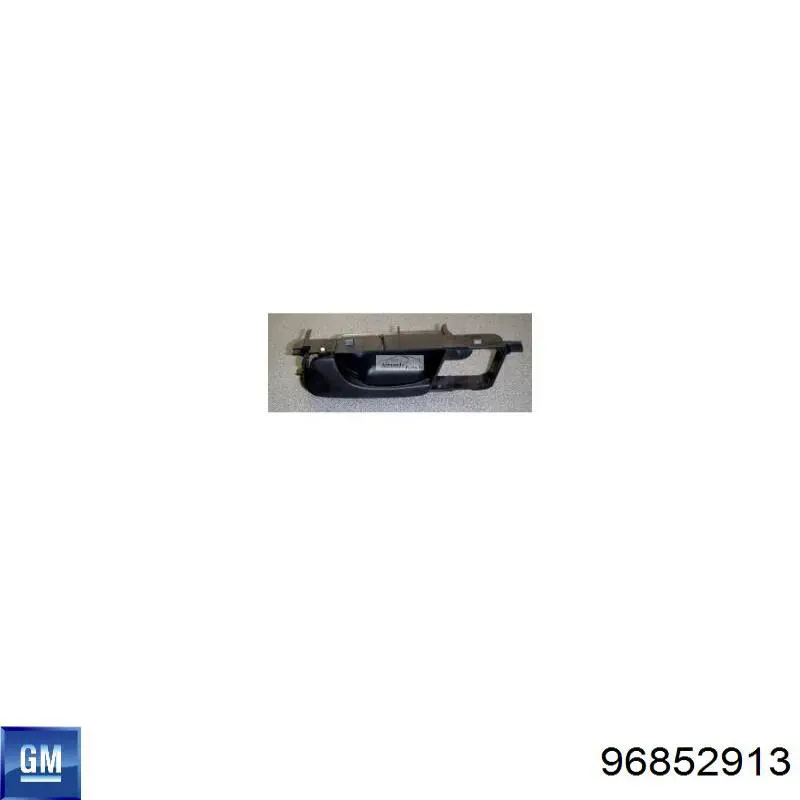 Compre 96852913 General Motors Maçaneta interna esquerda da porta traseira