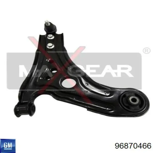 Compre 96870466 General Motors Braço oscilante inferior direito de suspensão dianteira