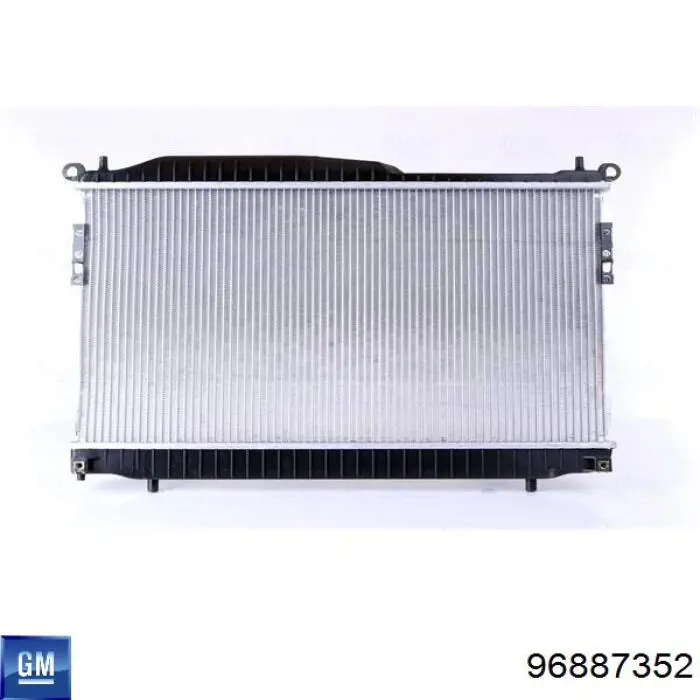 Compre 96887352 General Motors Radiador de esfriamento de motor