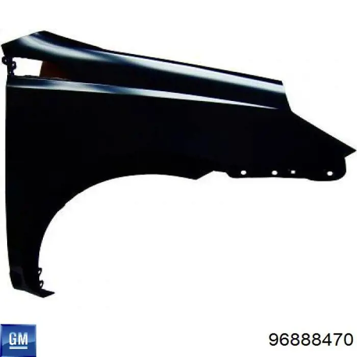 Pára-lama dianteiro esquerdo General Motors 96888470 preço, a partir de 59,04 USD
