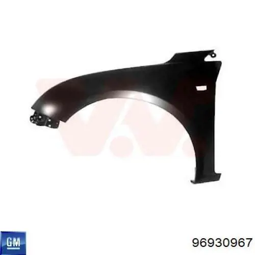 96930967 General Motors Pára-lama dianteiro esquerdo