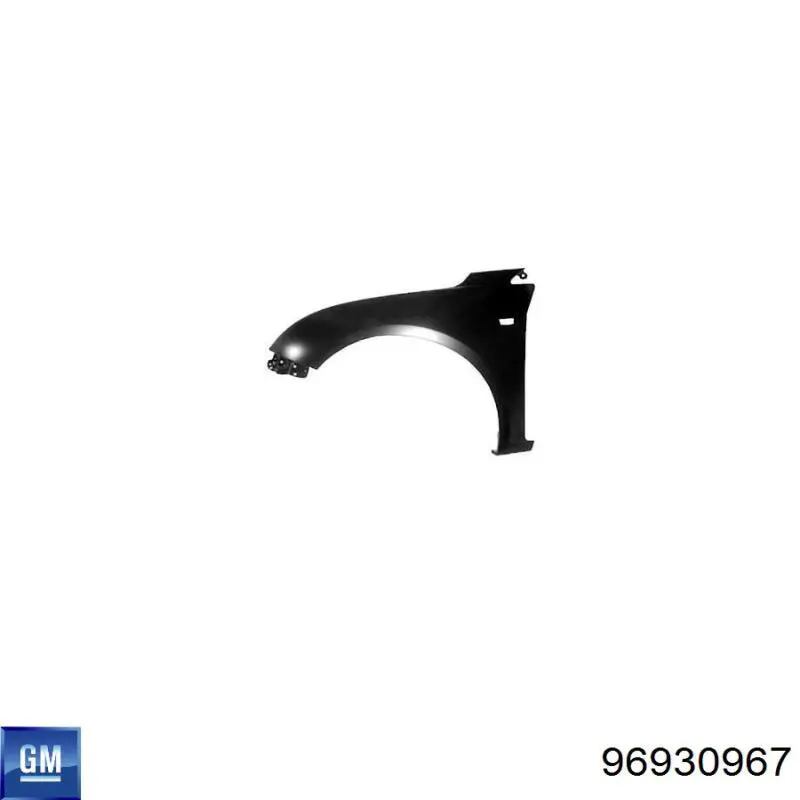 Pára-lama dianteiro esquerdo General Motors 96930967 preço, a partir de 76,79 USD
