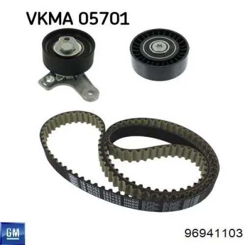 Rolo de reguladora de tensão da correia do mecanismo de distribuição de gás General Motors 96941103 preço, a partir de 40,66 USD