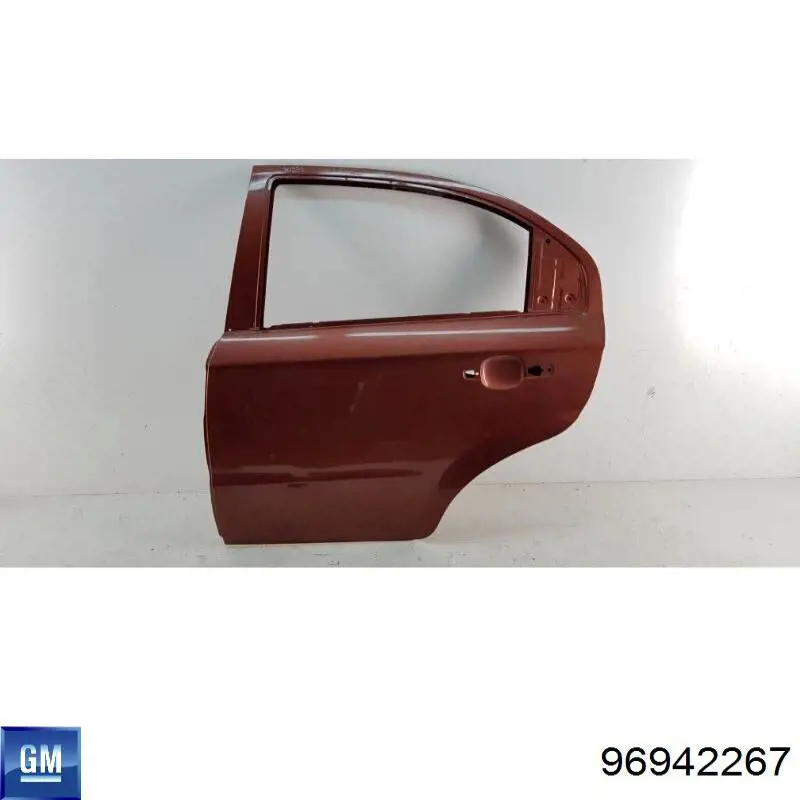 96942267 General Motors Porta traseira esquerda