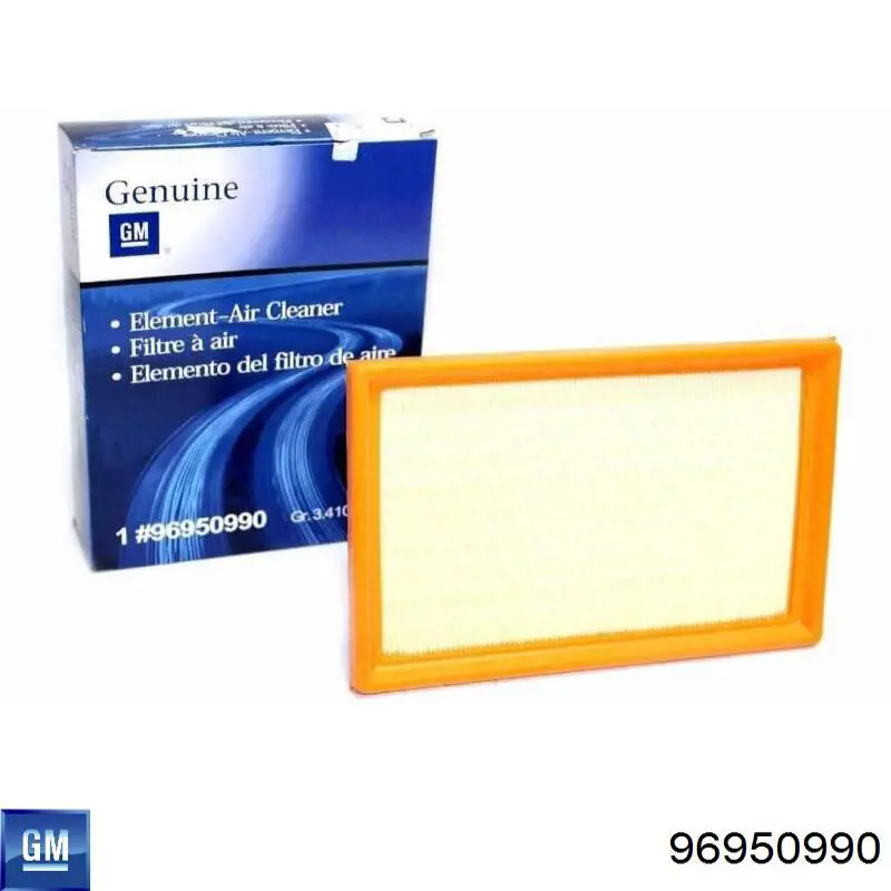 Filtro de ar General Motors 96950990 preço, a partir de 11,49 USD