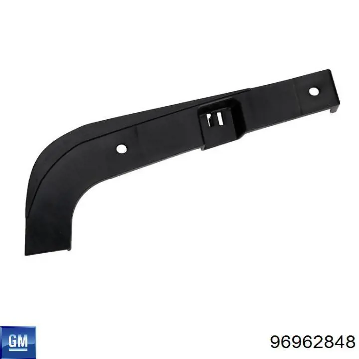 96962848 General Motors Consola direita do pára-choque traseiro