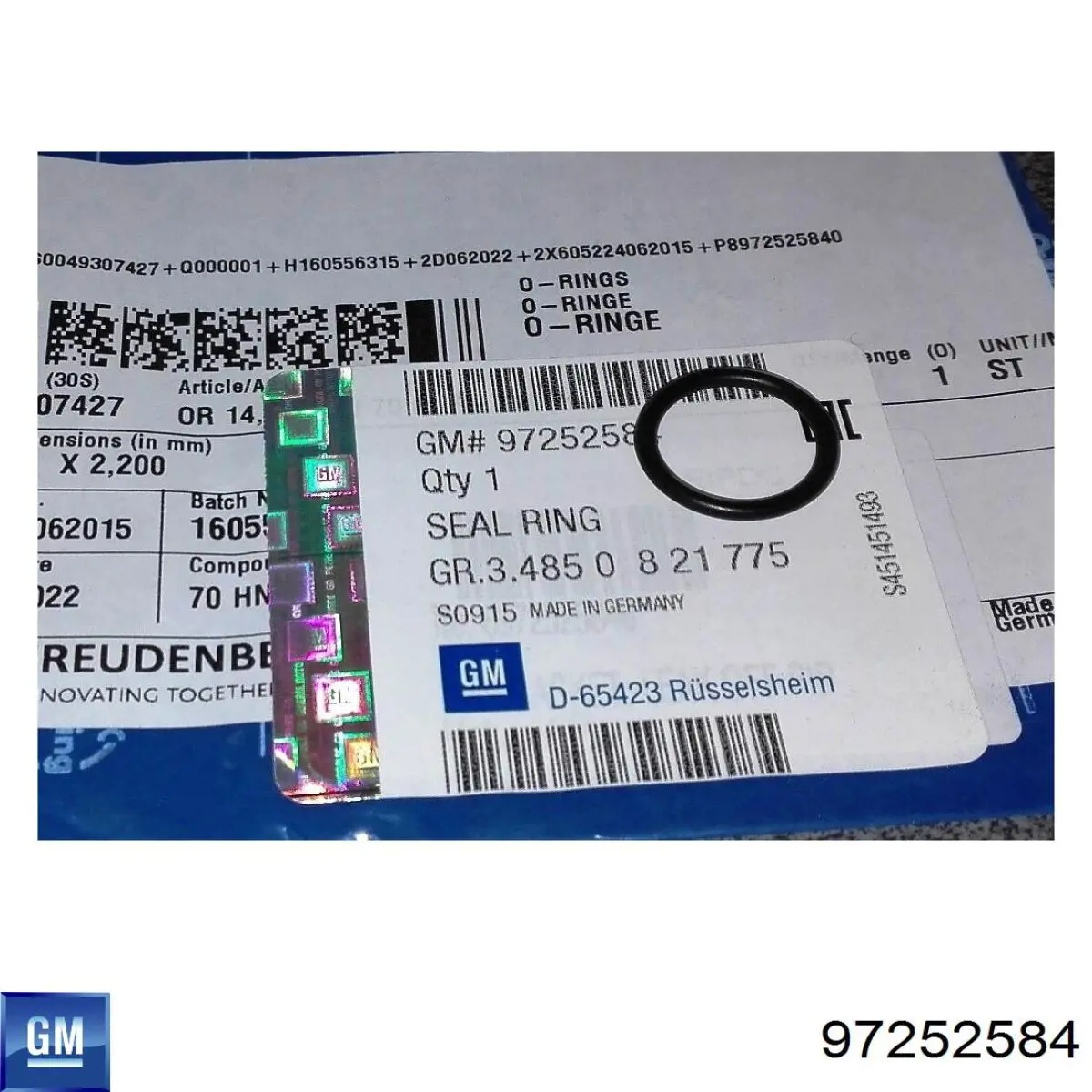 Anel (arruela) do injetor de ajuste General Motors 0821775 preço, a partir de 10,41 USD
