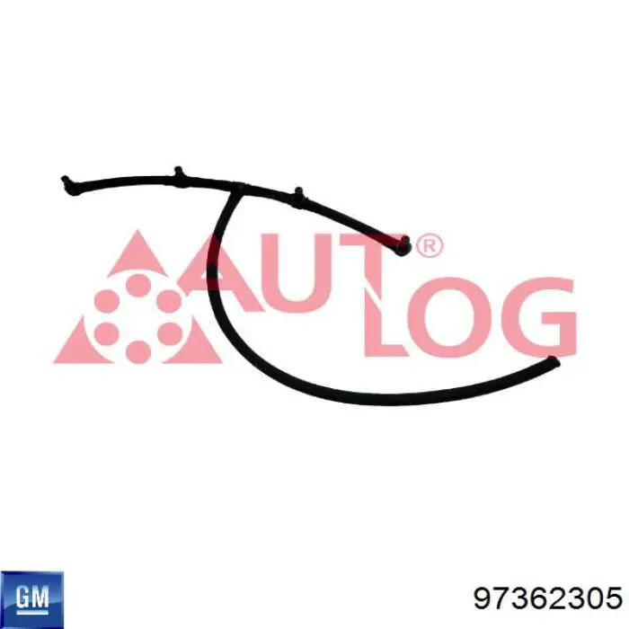 Tubo de combustível, inverso desde os injetores Opel 824122 preço, a partir de 17,37 USD