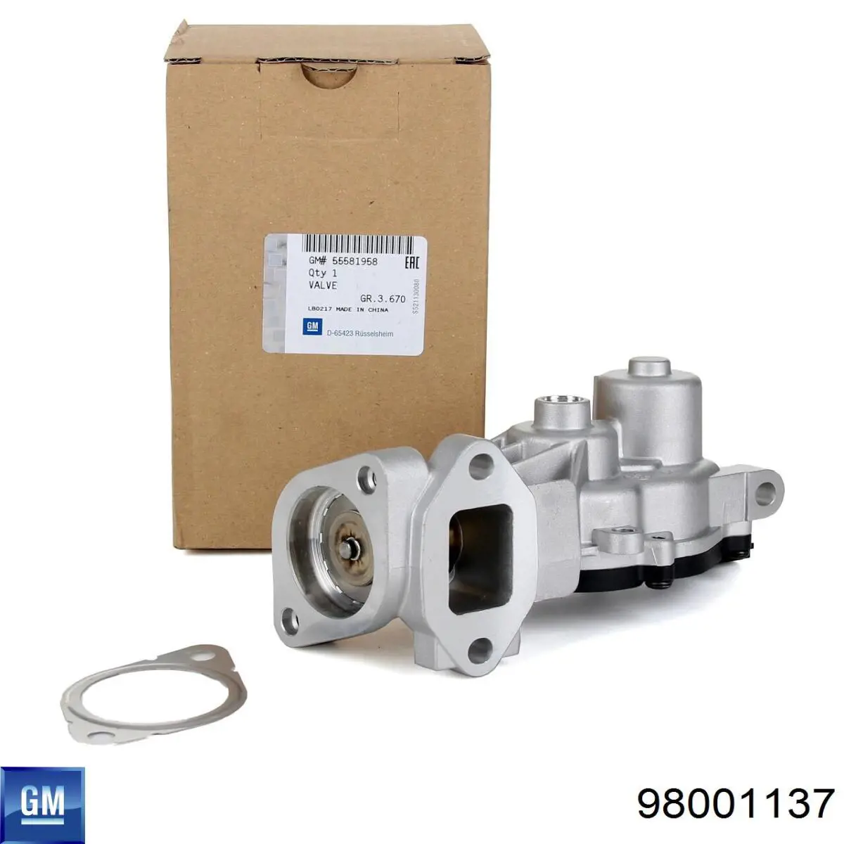 Vedante de válvula EGR de recirculação General Motors 98001137 preço, a partir de 4,45 USD