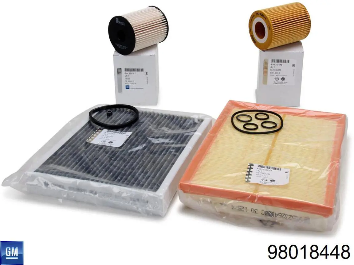 Filtro de óleo 98018448 General Motors