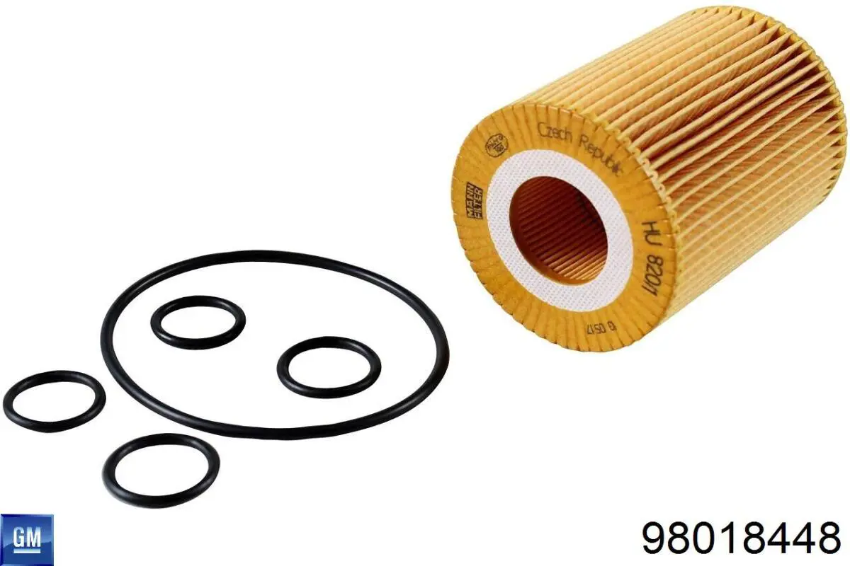 Filtro de óleo General Motors 98018448 preço, a partir de 8,11 USD