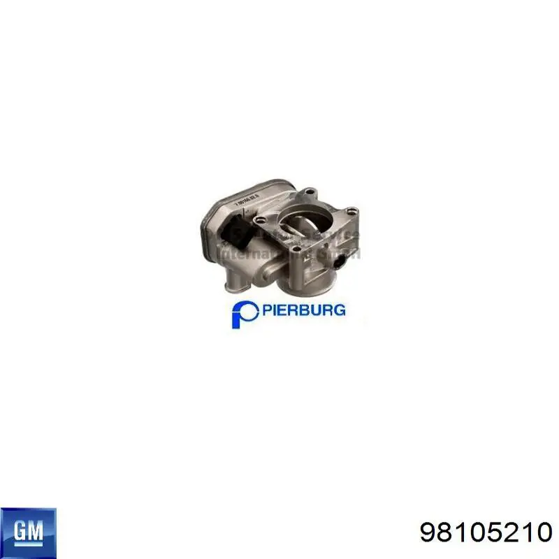 Válvula de borboleta montada General Motors 98105210 preço, a partir de 52,78 USD