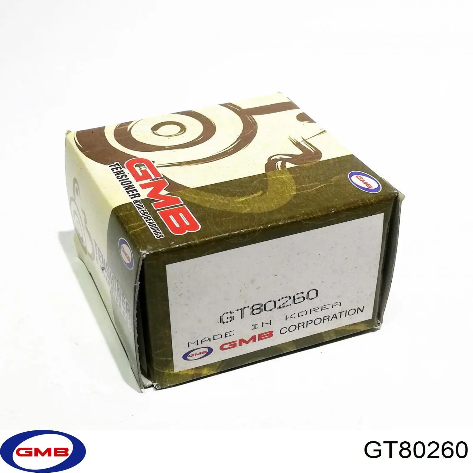 GT80260 GMB Rolo de reguladora de tensão da correia do mecanismo de distribuição de gás