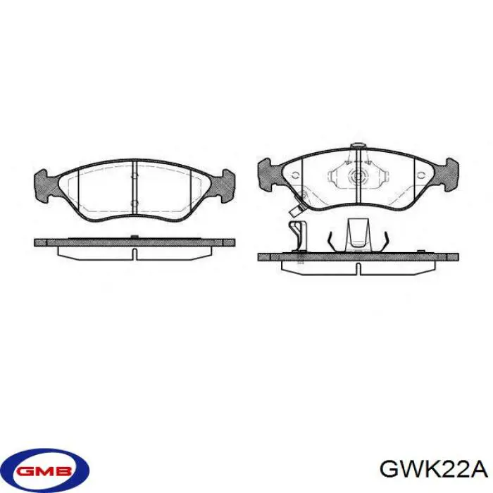 Bomba de água (bomba) de esfriamento GMB GWK22A preço, a partir de 83,64 USD