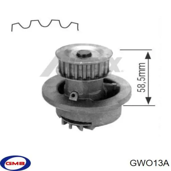 Bomba de água (bomba) de esfriamento GMB GWO13A preço, a partir de 39,37 USD