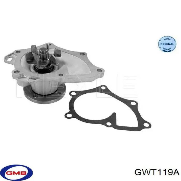 Bomba de água (bomba) de esfriamento GMB GWT119A preço, a partir de 56,41 USD