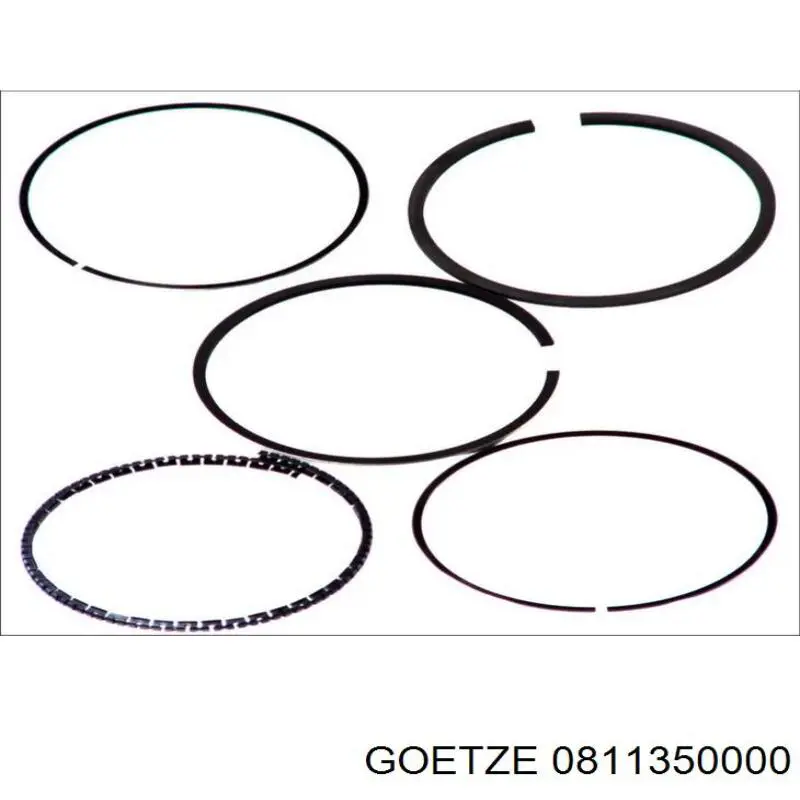 0811350000 Goetze Anéis do pistão para 1 cilindro, STD.