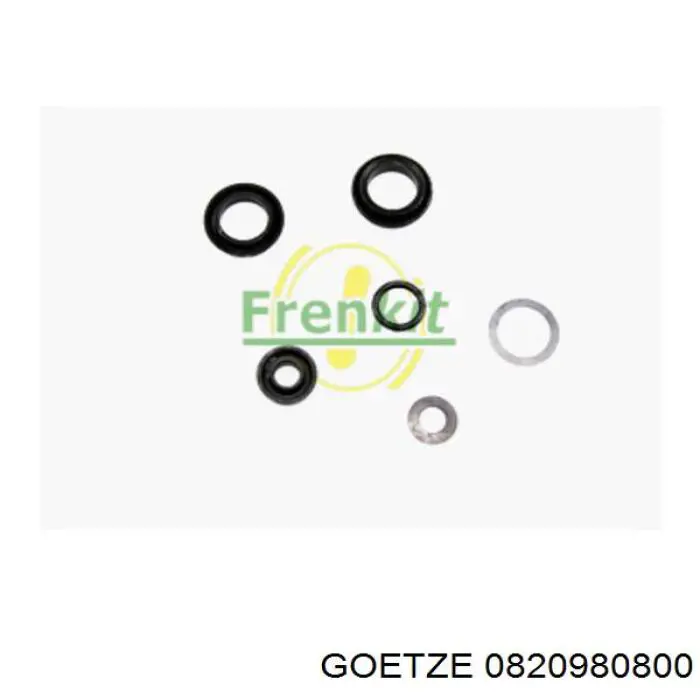 0820980800 Goetze Anéis do pistão para 1 cilindro, 2ª reparação ( + 0,65)