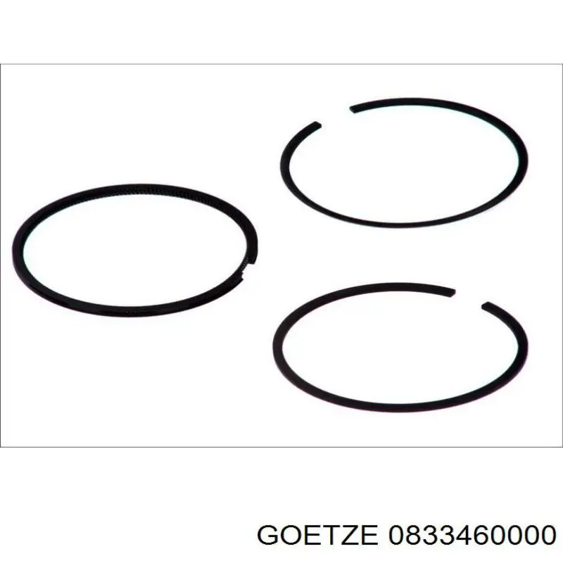 Anéis do pistão para 1 cilindro, STD. Goetze 0833460000 preço, a partir de 9,58 USD