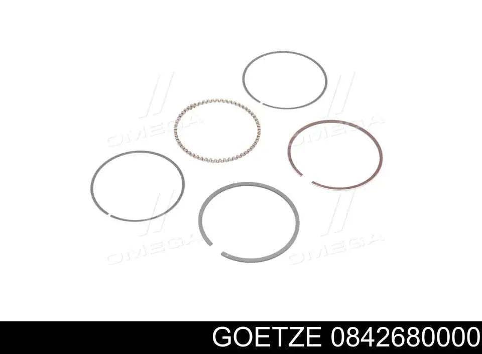 0842680000 Goetze Anéis do pistão para 1 cilindro, STD.