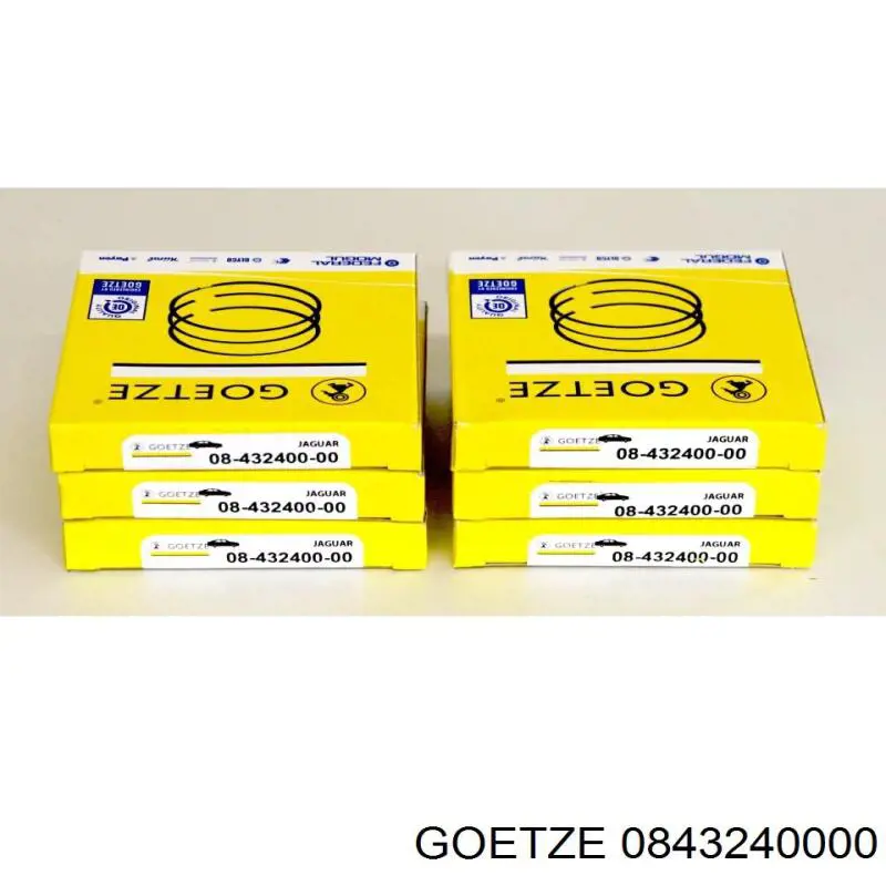 0843240000 Goetze Anéis do pistão para 1 cilindro, STD.