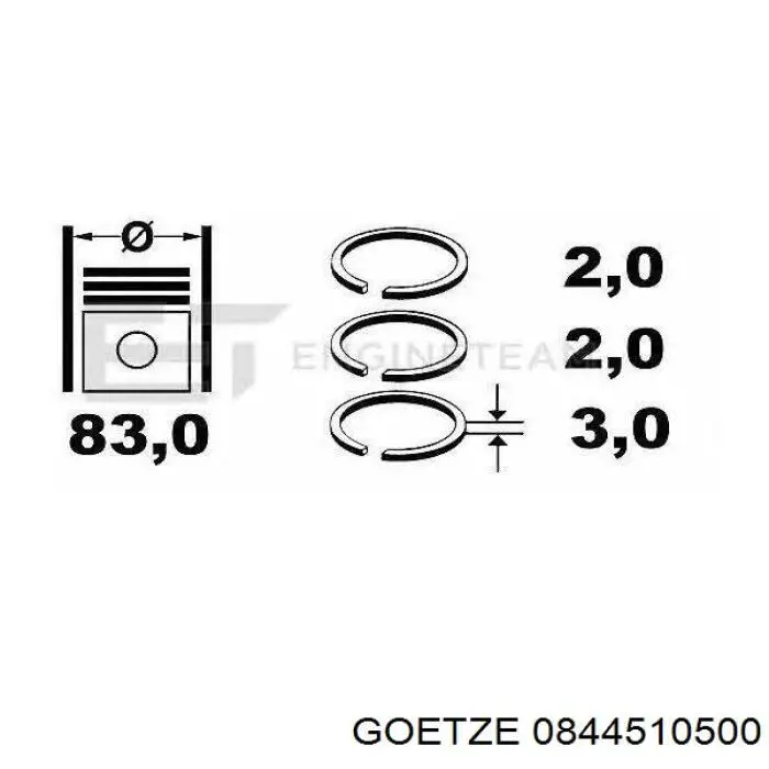  Goetze 0844510500