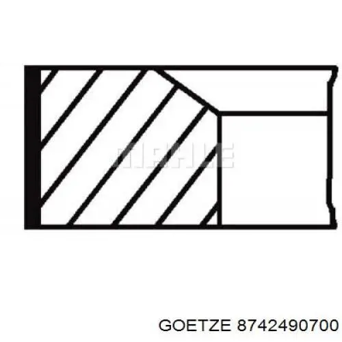 Pistão do kit para 1 cilindro, 2ª reparação ( + 0,50) Mahle Original 021PI00125002 preço, a partir de 115,88 USD