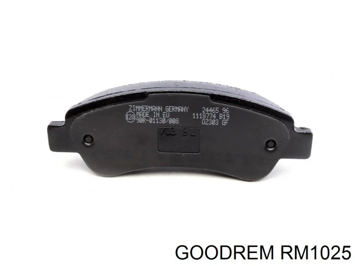 RM1025 Goodrem Sapatas do freio traseiras de disco