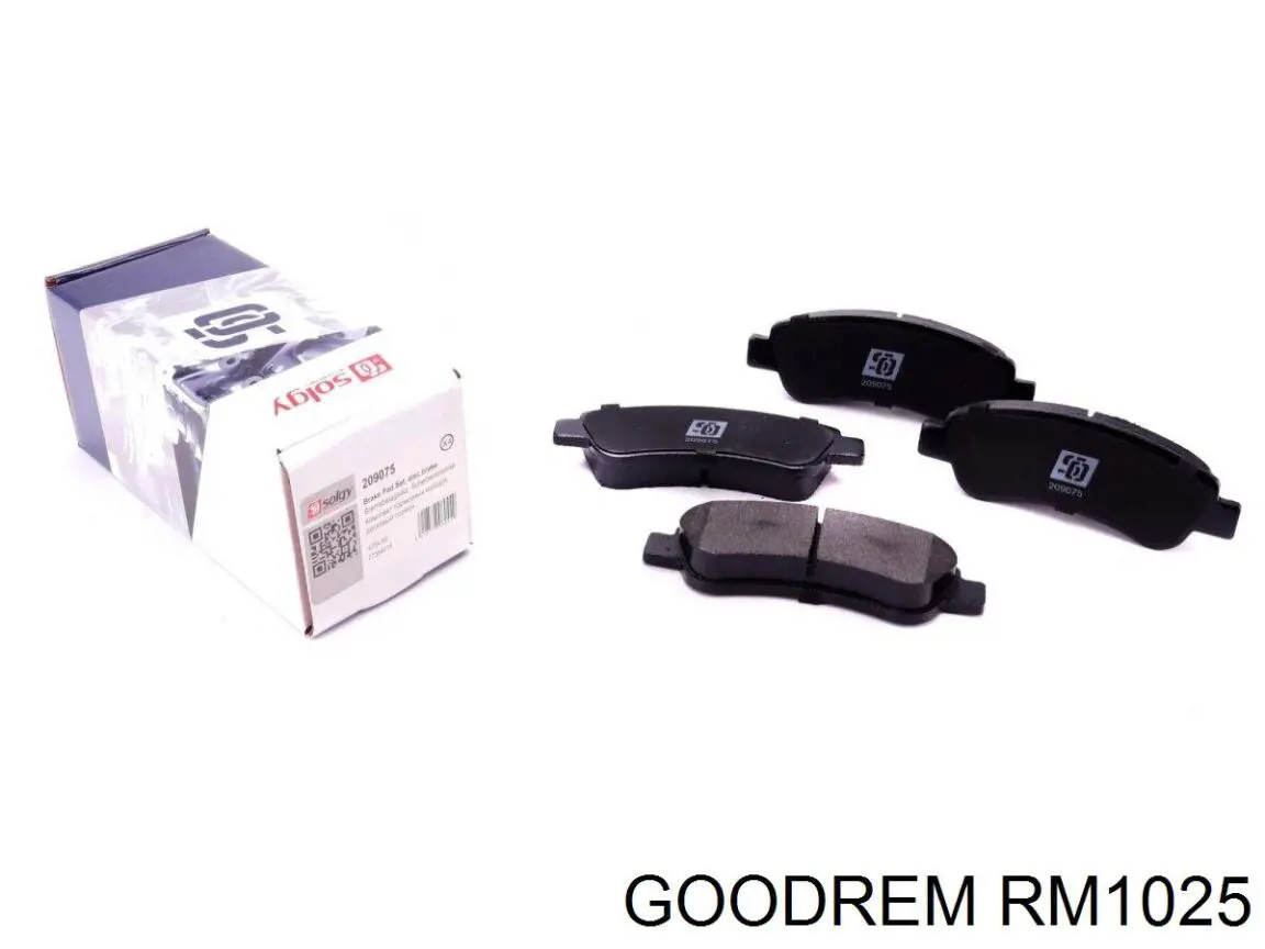 Sapatas do freio traseiras de disco RM1025 Goodrem