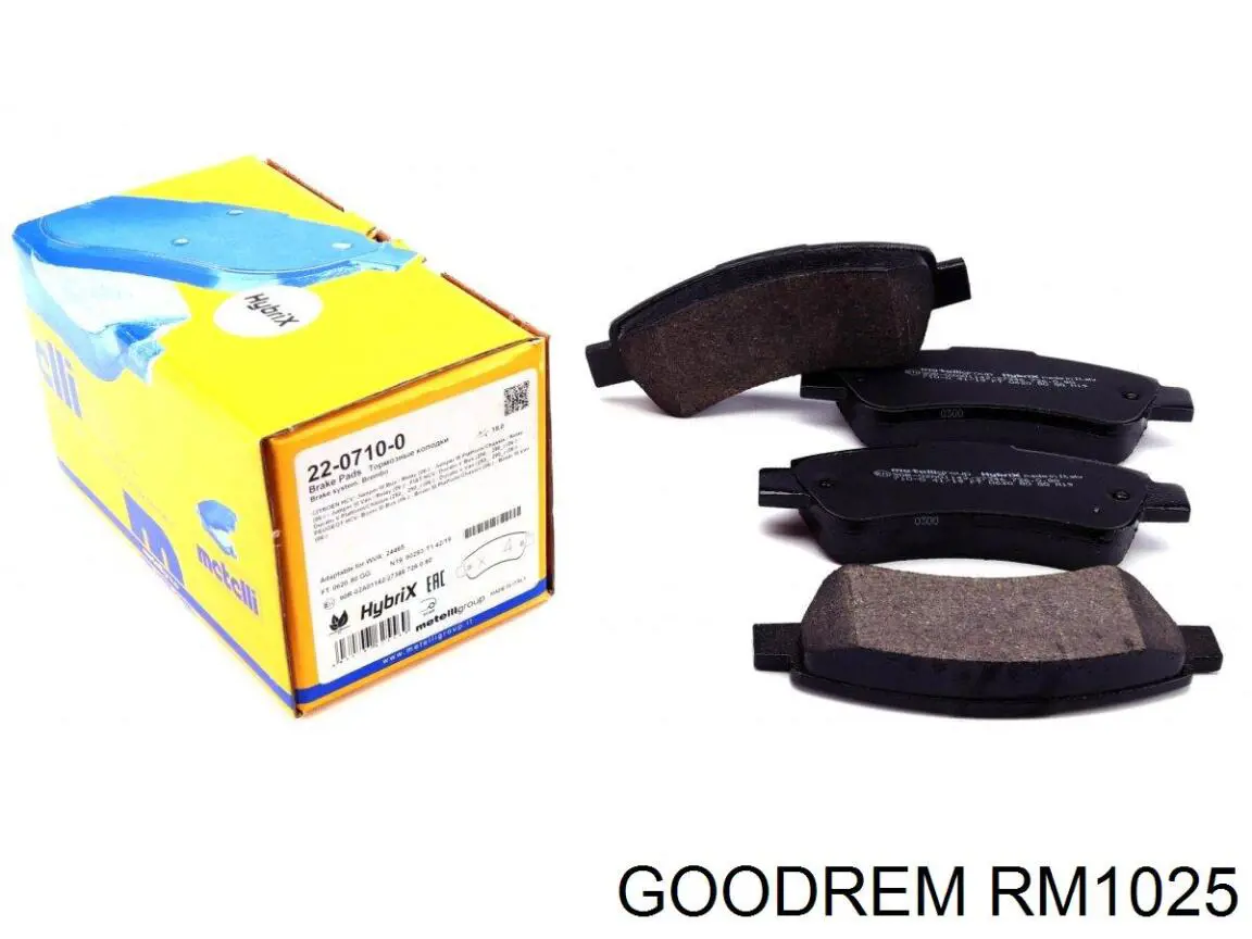 Sapatas do freio traseiras de disco Goodrem RM1025 preço, a partir de 26,51 USD