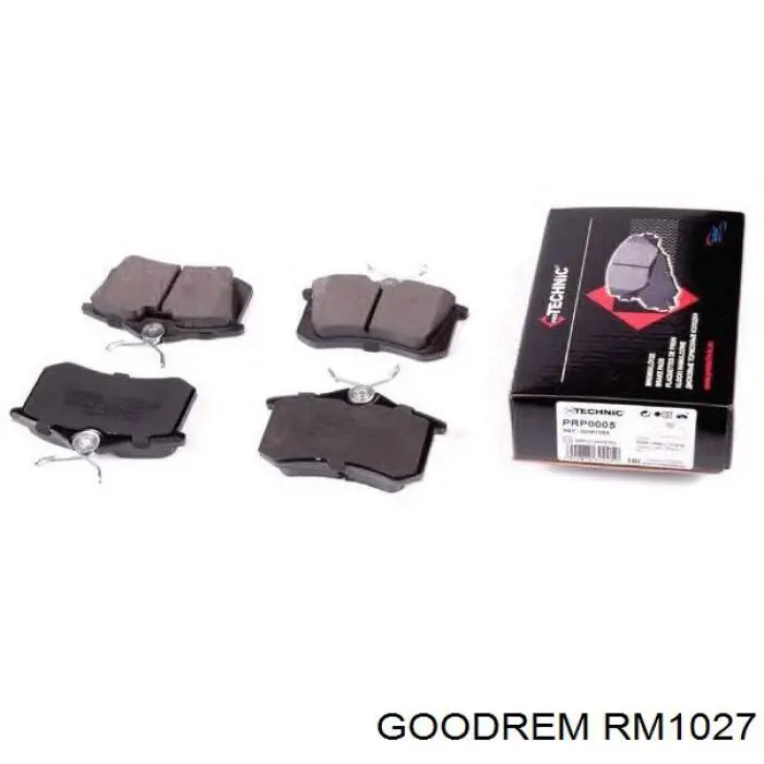 Compre RM1027 Goodrem Sapatas do freio traseiras de disco