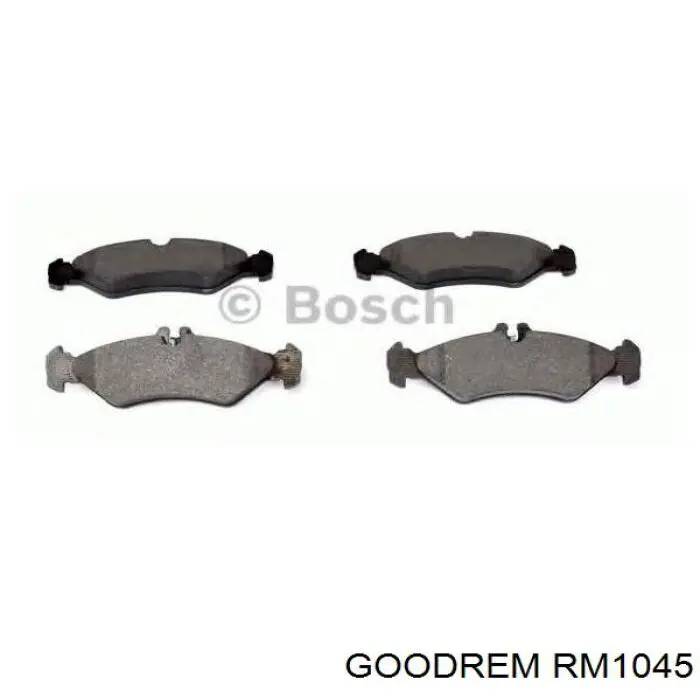 Sapatas do freio traseiras de disco Goodrem RM1045 preço, a partir de 24,55 USD